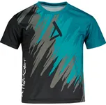 Dětské funkční triko premium ALTISPORT VOJ/ALK006TR01 ČERNÁ/PETROLEJOVÁ 122