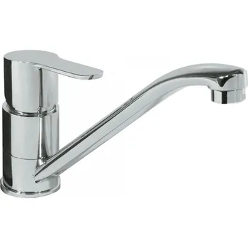 Vodovodní baterie TRES BM chrom dřezová stojánková baterie s otočným ramenem 210mm 117333