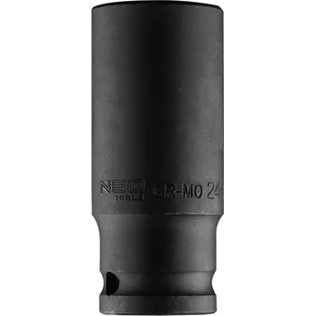 Gola hlavice Nárazová hlavice 1/2" dlouhá, 24 x 78 mm, Cr-Mo 12-324 NEO TOOLS