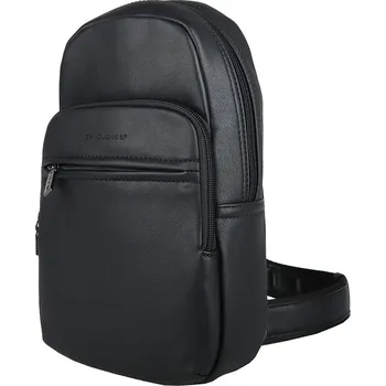 Hladká černá pánská taška přes hruď David Jones no. 406