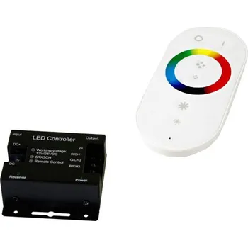 LED osvětlení ECOLIGHT Dálkový dotykový bílý pro RGB LED pásky - max 216W MA0075