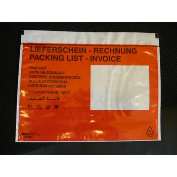 Obálka Nalepovací obálky na balíky C5 červené, 100 ks