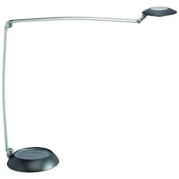 Lampička Hebel MAUL Hebel 8202195 stolní lampička Space LED stříbrná