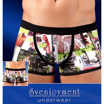 Boxerky Pánské boxerky s barevným potiskem velikost prádla: S