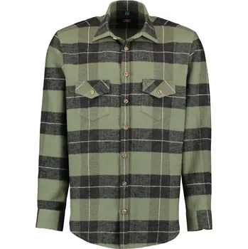 Orbis textil Orbis košile flanelová zelená 4183/55 dlouhý rukáv Varianta: 41/42