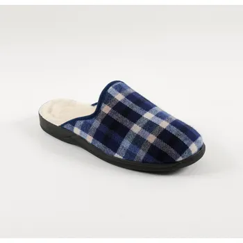Dámské pantofle Pantofle s hřejivou podšívkou modrá 43