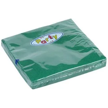 Papírový ubrousek Papírové ubrousky barevné tm. zelené