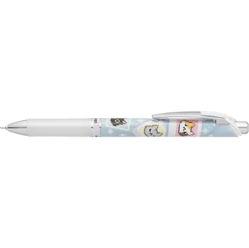 Gelové pero EnerGel Kawai Neko Pentel BLN75KW39-C
