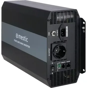 Příslušenství ke karavanu Měnič napětí Mestic 1500W čistý sinus - automatický přepínač zdroje