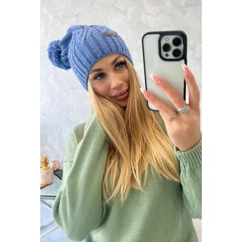 Čepice Fleecová čepice Paulina K227 light denim UNI