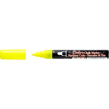 Křídový popisovač kulatý hrot 2-3 mm MARVY 480-F5 fluo žlutý