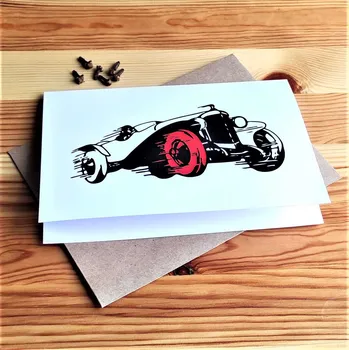 Přání s obálkou Auto č. 2