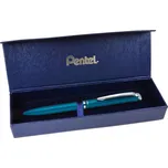 Gelové pero EnerGel tyrkysové v dárkové krabičce Pentel BL2007