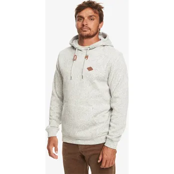 Pánská mikina Mikina Quiksilver Keller 837 light grey heather 2023/24 Velikost: XL