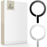 TECH-PROTECT METALRING MAGSAFE UNIVERSAL MAGNETIC RING 2-PACK BLACK & SILVER