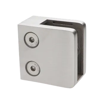 Zábradlí Svorka plochá, pro sklo 6–12,76 mm, broušená AISI 304