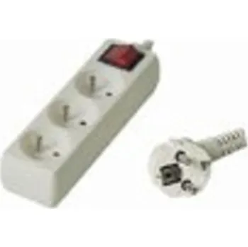 Prodlužovací kabel Kabel prodlužka PP3 220V 3m (3zás. + vypínač) POWERGARDEN PP3K-03