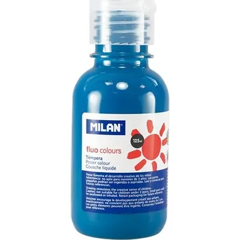 Vodová barva Temperová barva Milan 125ml fluorescenční modrá