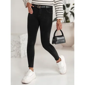 Dámské džíny Dámské skinny džíny BLACKIN černé DStreet černá | bílá 3056423