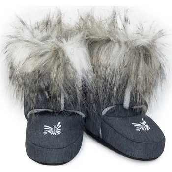 Capáčky ESITO Angor šedé/stříbrné