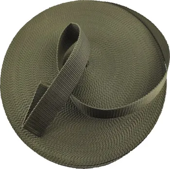 Polypropylénový popruh 25 mm khaki (balení 50 m)