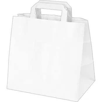 Papírové tašky 32 x 21 x 33 cm bílé