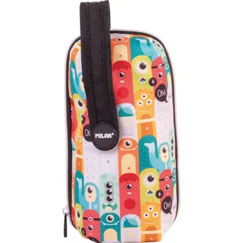 Dětské zboží Penálková taštička s plnými penálky 4v1 MILAN edice Aliens červená