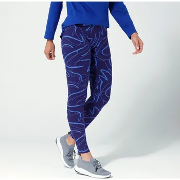 Dámská móda Legíny s potiskem nám.modrá 50