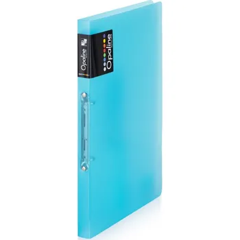 Pořadač A5 4kroužek OPALINE světle modrý