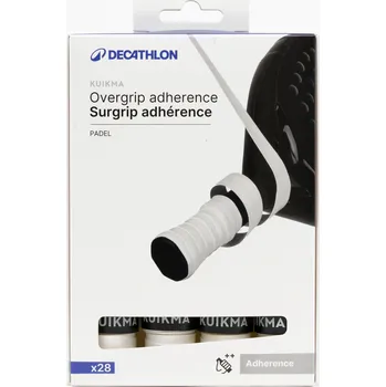 KUIKMA Padelová omotávka Adherence 28 ks BÍLÁ