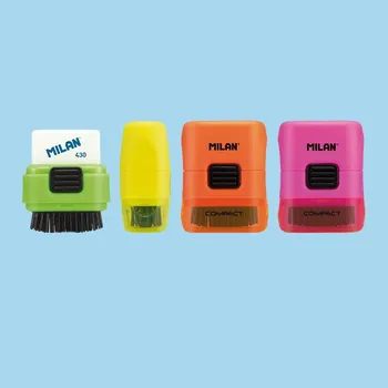 Milan pryž se štětečkem Compact mix fluorescenčních barev