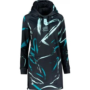 Dámská mikina Dámská funkční prodloužená mikina premium ALTISPORT VOJ/ALW049MI03 ČERNOMODRÁ XS