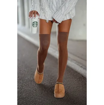 Dámské ponožky Nadkolenky 0293.001 karamelové Velikost: 37/41