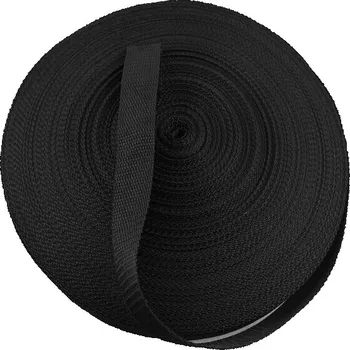 Polypropylénový popruh 40 mm černý (balení 50 m)