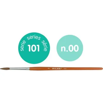 Umělecký štětec MILAN štětec 101 č.00 kulatý