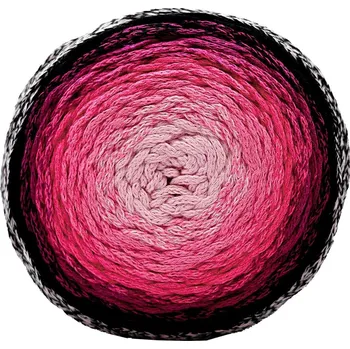 Příze Chainy Cotton Cake ReTwisst 08 variace růžová, malinová, bordo