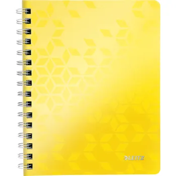 Zápisník Blok Leitz Wow A5 linkovaný žlutý