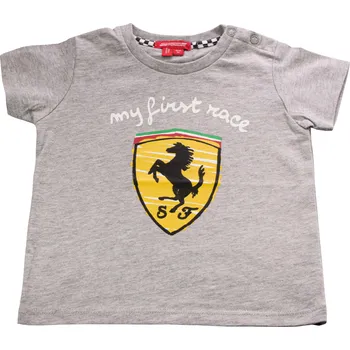 Chlapecké tričko Dětské triko Ferrrari My First Rac Melange 74-80