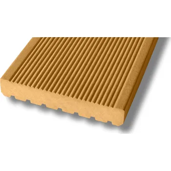 Dřevěné terasové prkno GARAPA PRIME DRÁŽKOVÉ KD 21 X 144 MM Délka: 2,45 m