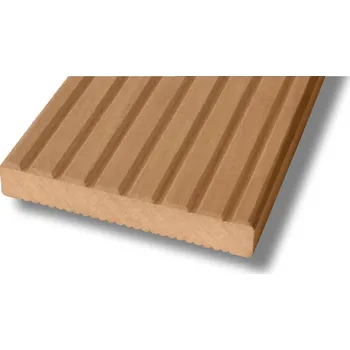 Terasové prkno Dřevěné terasové prkno RED CUMARÚ PRIME DRÁŽKOVÉ + KD 21 X 90 MM Délka: 2,13 m