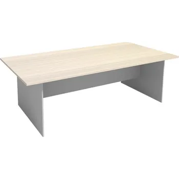 Psací stůl B2B Partner Jednací kancelářský stůl PRIMO GRAY, 240x120 cm, šedá/bříza