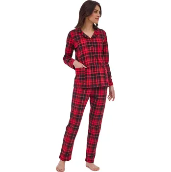 Dámské pyžamo 482/408 Kaya - CORNETTE Červená L