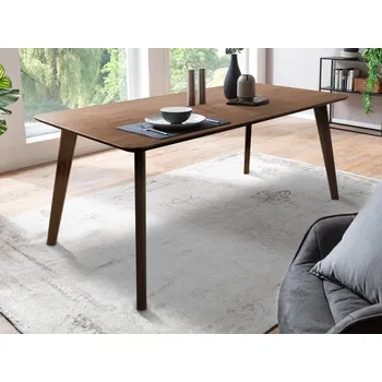 Jídelní stůl Jídelní stůl z masivu ALVIK 180x90 buk olejovaný v barvě tabáku