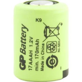 Článková baterie Nabíjecí průmyslová baterie 1/3AAA GP Ni-MH 1,2V 170mAh