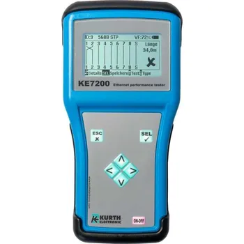 Revizní přístroj Gossen Metrawatt KE7200 - Tester výkonu Ethernetu + DOPRAVA ZDARMA