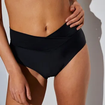 Kalhotky Plavkové kalhotky s vysokým pasem Solaro černá 40