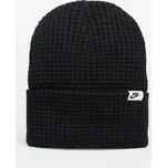 Čepice Nike Peak Waffle Knit Beanie Black Universal