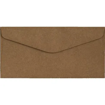 Obálka Ozdobná obálka DL Nature hnědá 120 g, 10 ks