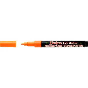 Křídový popisovač tenký kulatý hrot 2 mm MARVY 482-F7 fluo oranžový