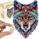 Kruzzel Dřevěné puzzle - Kruzzel Vlk